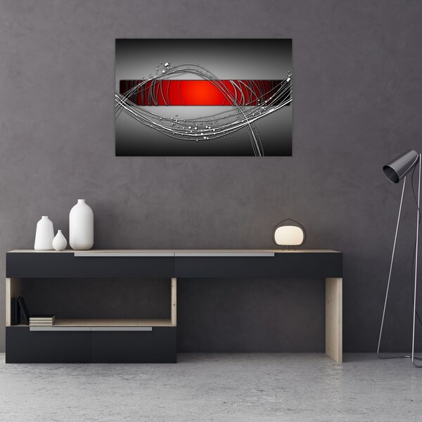 Absztrakt kép (90x60 cm)