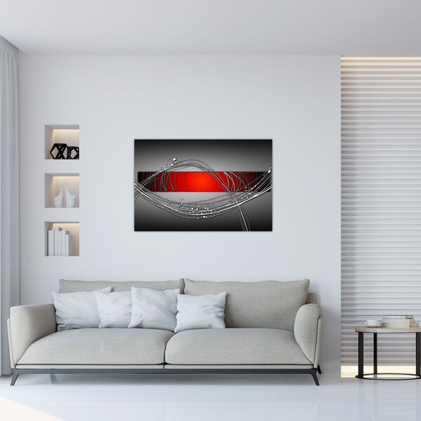 Absztrakt kép (90x60 cm)