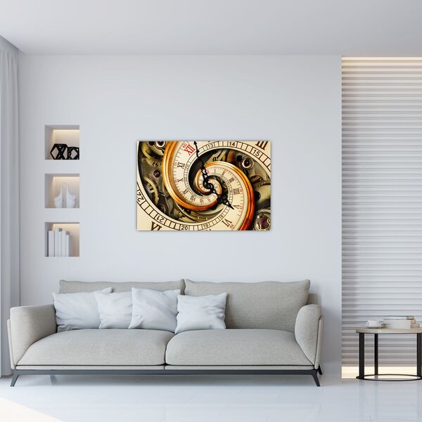 Egy óra képe (90x60 cm)