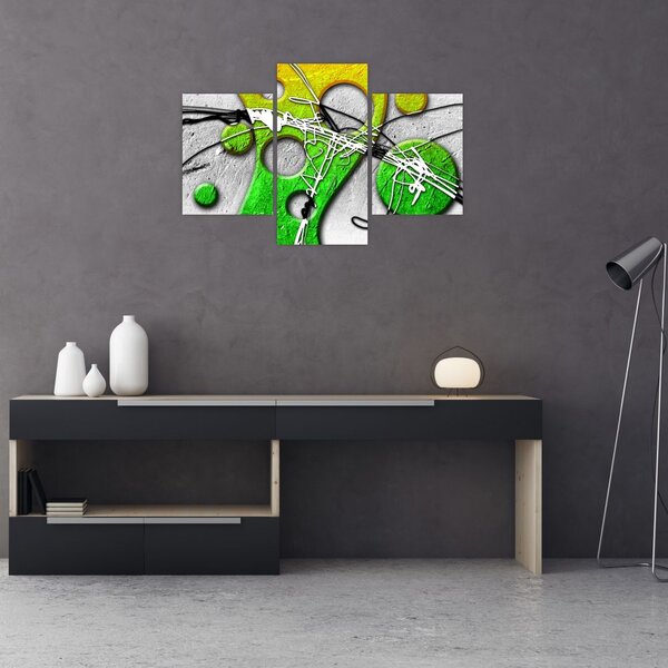 Absztrakt kép (90x60 cm)