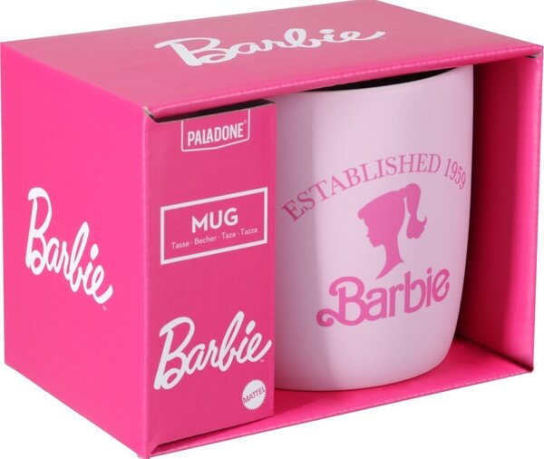 Paladone PP13761BR, Barbie, Official, Pink, Kerámia, Bögre