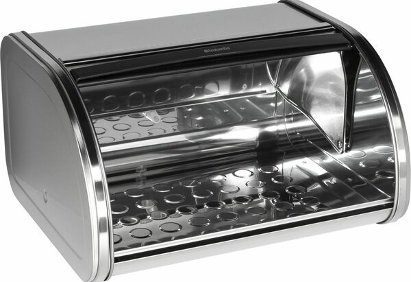 Brabantia 348907 Matt acél kenyértartó doboz 11L - Ezüst