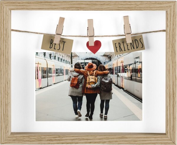 Hama Best Friends Szimpla képkeret Tölgy