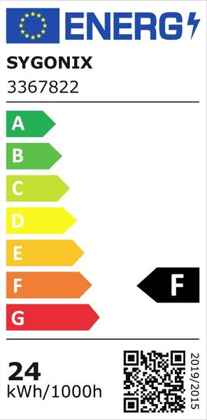 Sygonix LED-es íróasztali lámpa csíptethető talppal LED LED 24 W EEK: F (A - G) Fekete (SY-6735644)
