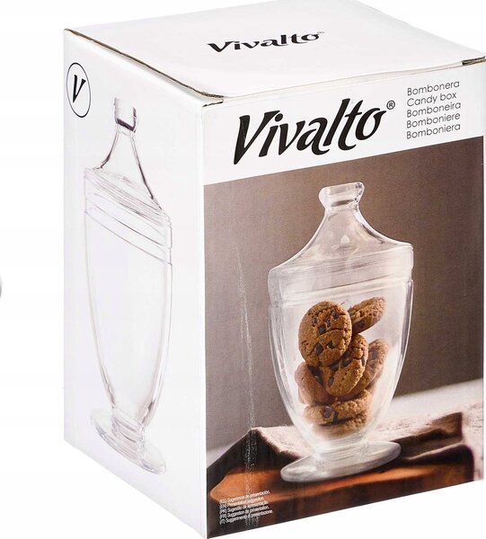 Vivalto Bomboniera szklana na słodycze VIVO, 950 ml