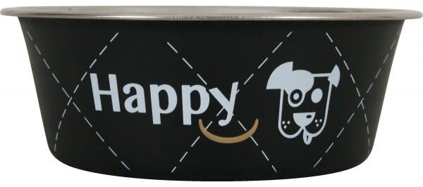Zolux Fémtál Happy 17cm / 0,8l fekete