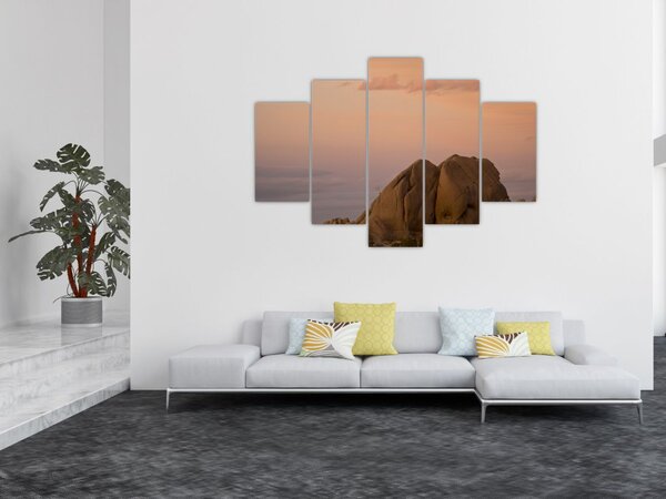 Naplemente a sziklákban (150x105 cm)
