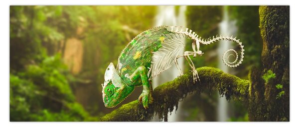 Gyík képe (120x50 cm)