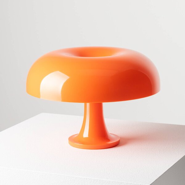 Artemide Nessino – dizájner asztali világítás, narancssárga, Sárga / narancssárga, Nappali / Étkező, Műanyag, Dizájn