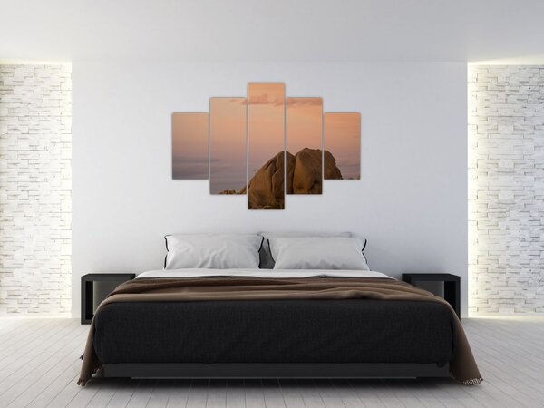 Naplemente a sziklákban (150x105 cm)