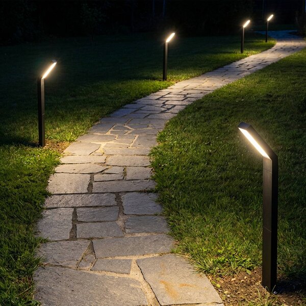 Briloner LED napelemes földi tüskefény 3796015, fekete, műanyag, CCT, Fekete, Alumínium, Modern