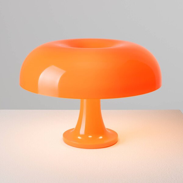 Artemide Nessino – dizájner asztali világítás, narancssárga, Sárga / narancssárga, Nappali / Étkező, Műanyag, Dizájn