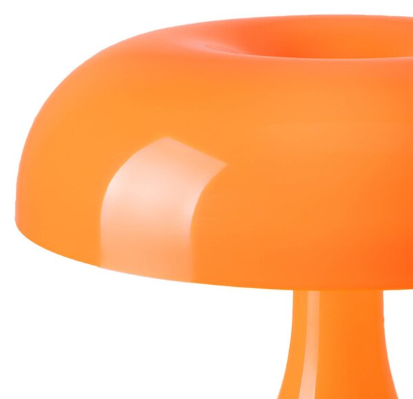 Artemide Nessino – dizájner asztali világítás, narancssárga, Sárga / narancssárga, Nappali / Étkező, Műanyag, Dizájn