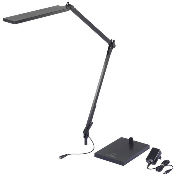 Renkforce Flex LED-es íróasztali lámpa LED 9.6 W Fekete (RF-6439796)