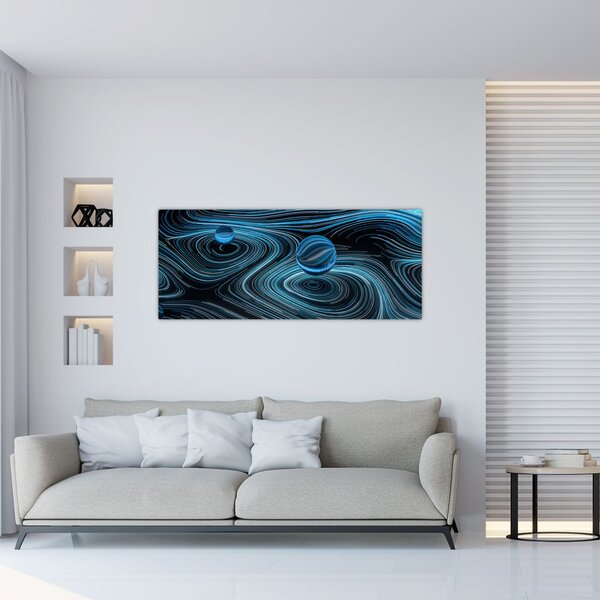 Absztrakt képet (120x50 cm)
