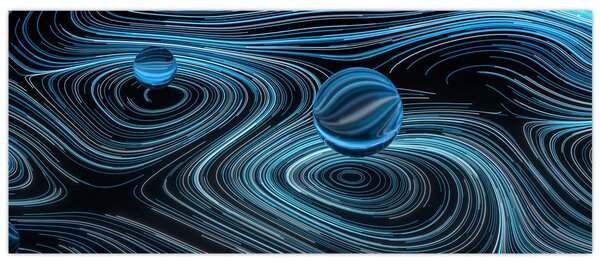 Absztrakt képet (120x50 cm)