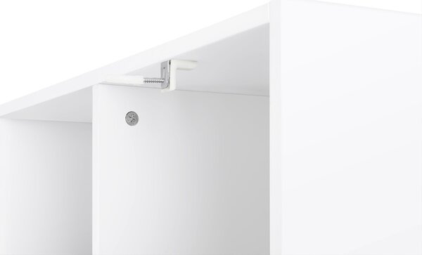 VASAGLE LBC52WT Könyvespolc Fehér Nyitott Rekeszes Tárolóegység