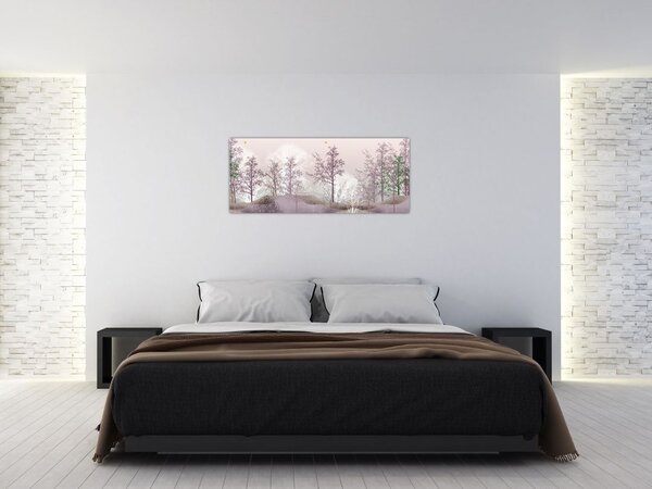 Az erdő képe (120x50 cm)