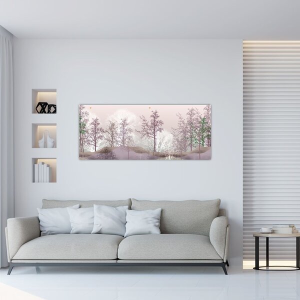 Az erdő képe (120x50 cm)