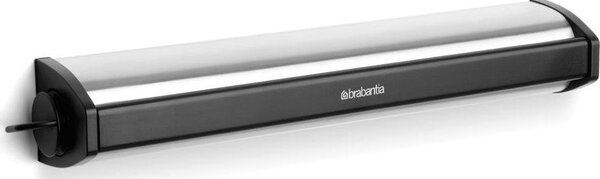 Brabantia Pull-Out Drying Lines kihúzható fali ruhaszárító kompakt, 2 fal közé rögzítendő, 5 zsinóros szárítókötéllel, 12.5kg teherbírás, r.m. acél selyem matt/fekete - 385766