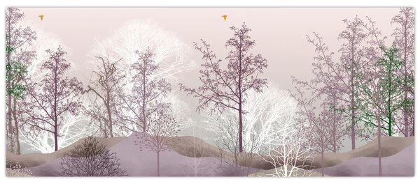 Az erdő képe (120x50 cm)