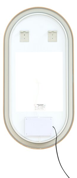 LED fürdőszobai tükör CHIDDES 60 cm 120 cm Ezüst
