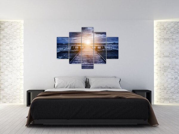 A móló képe nappal (150x105 cm)