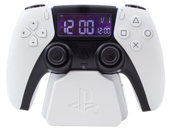Paladone, PlayStation®, DualSense™, LED világítás, USB, Vezetékes, Fekete, Digitális ébresztőóra