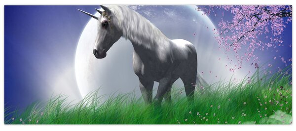 Egyszarvú képe (120x50 cm)