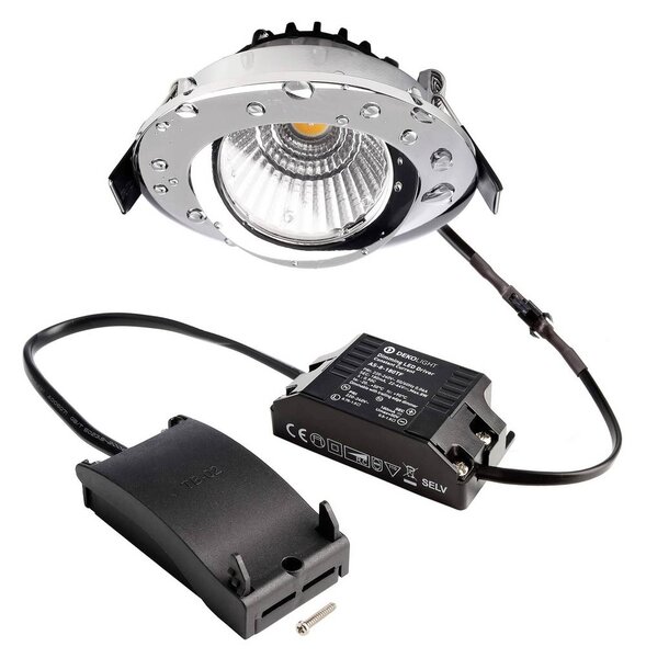 Deko Light Dione IP DTW LED-es beépíthető lámpa EEK: F (A - G) LED Fixen beépített LED-es 8.5 W Króm (565406)