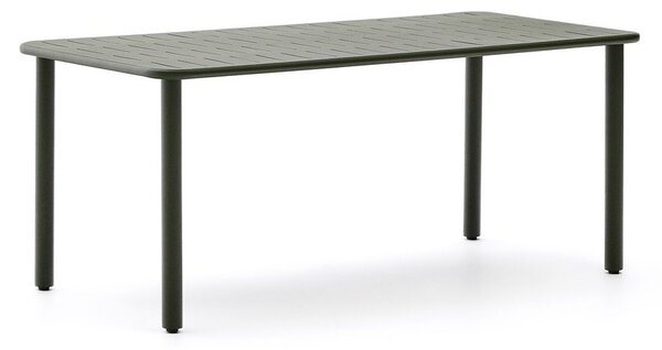 Acél kerti étkezőasztal 90x180 cm Brai – Kave Home