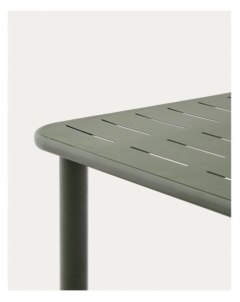 Acél kerti étkezőasztal 90x180 cm Brai – Kave Home