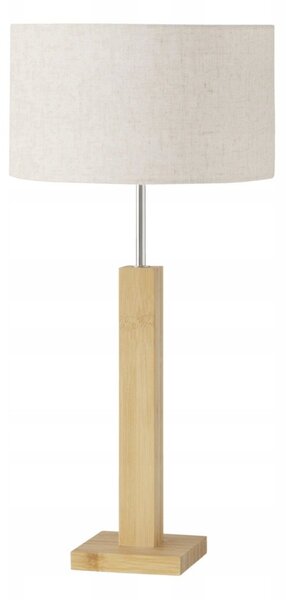 Lampa stołowa z bambusową bazą BENITO, 57 cm