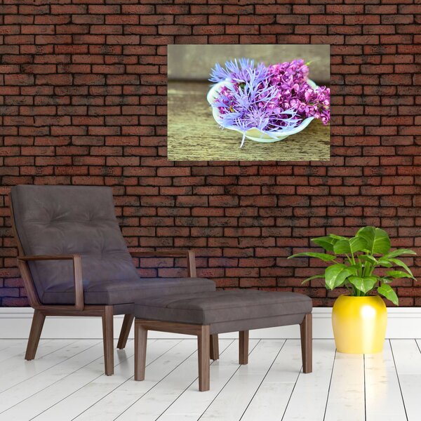 Kép a dekorációról levendulával (70x50 cm)