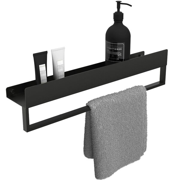 Fürdőszobai polc SF01 60cm black matt