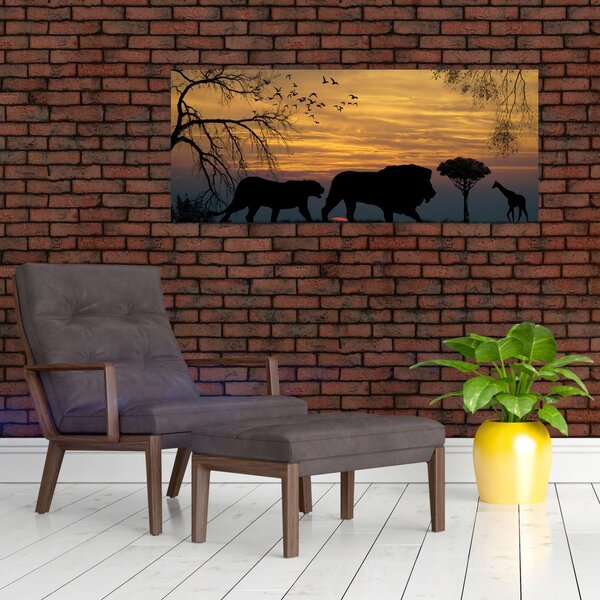 Safari képe (120x50 cm)
