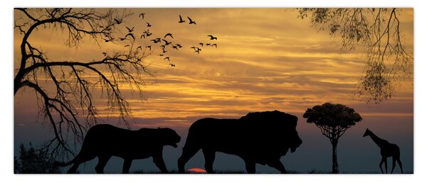 Safari képe (120x50 cm)