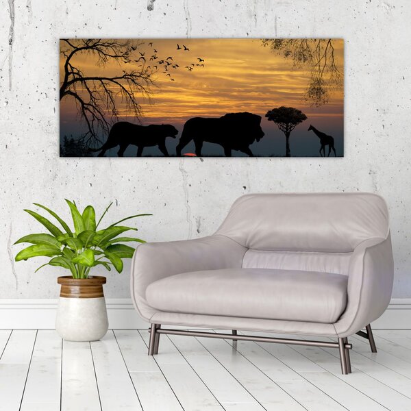 Safari képe (120x50 cm)