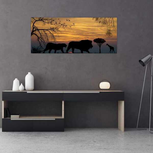 Safari képe (120x50 cm)