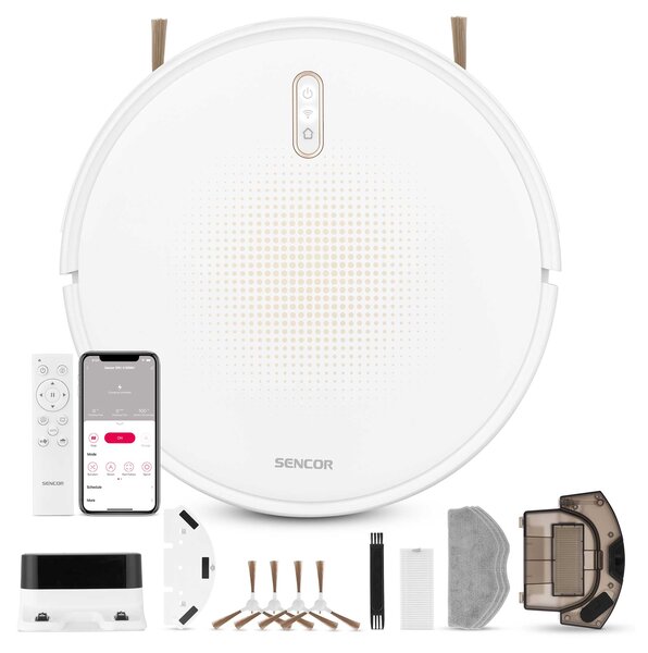 Sencor SRV 4150WH Robotporszívó Fehér 3000 Pa