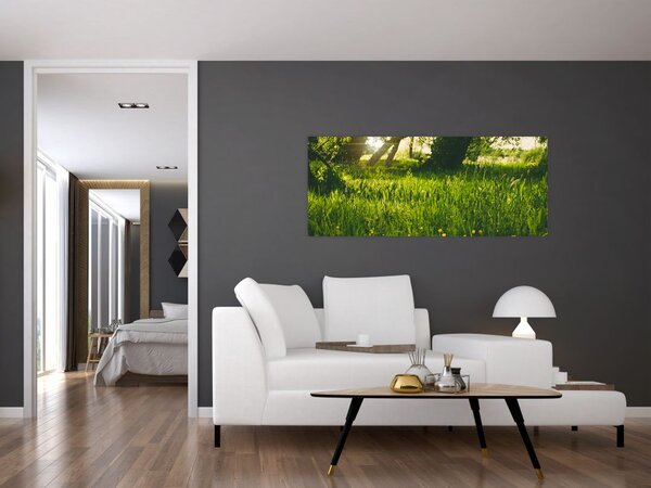 Tájkép - rét (120x50 cm)