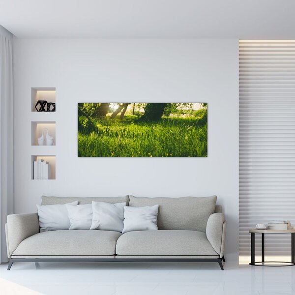 Tájkép - rét (120x50 cm)