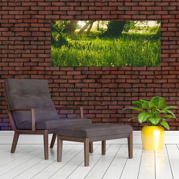 Tájkép - rét (120x50 cm)