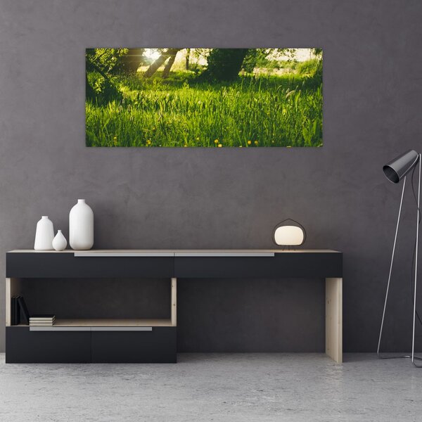 Tájkép - rét (120x50 cm)