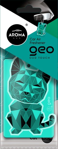 Aroma Car, Illatosító, Geo Cat Turquoise Oud Touch (5420818)