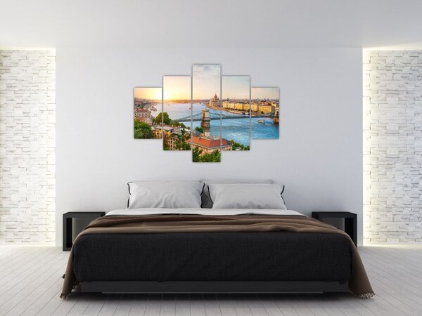 Budapest képe folyóval (150x105 cm)