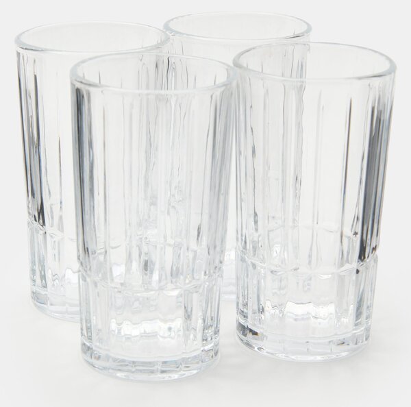 Sinsay - Poharak dombornyomott mintával 4 pack - clear