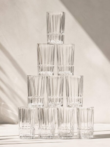 Sinsay - Poharak dombornyomott mintával 4 pack - clear