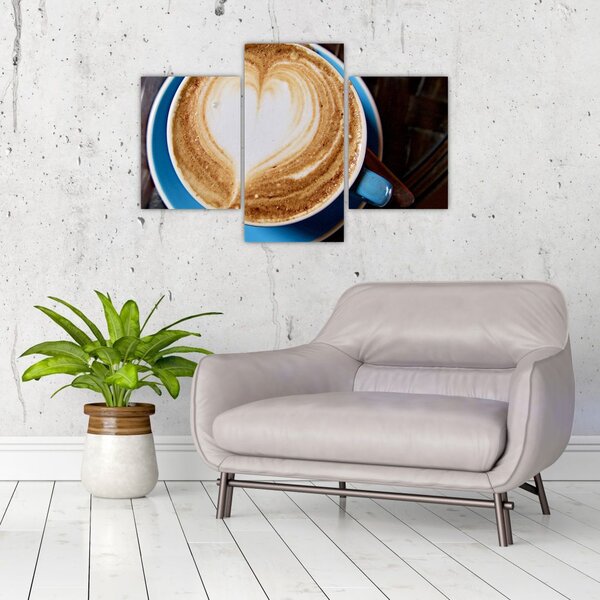 Kép - Latte Art (90x60 cm)
