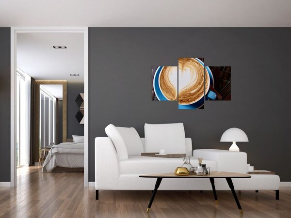 Kép - Latte Art (90x60 cm)